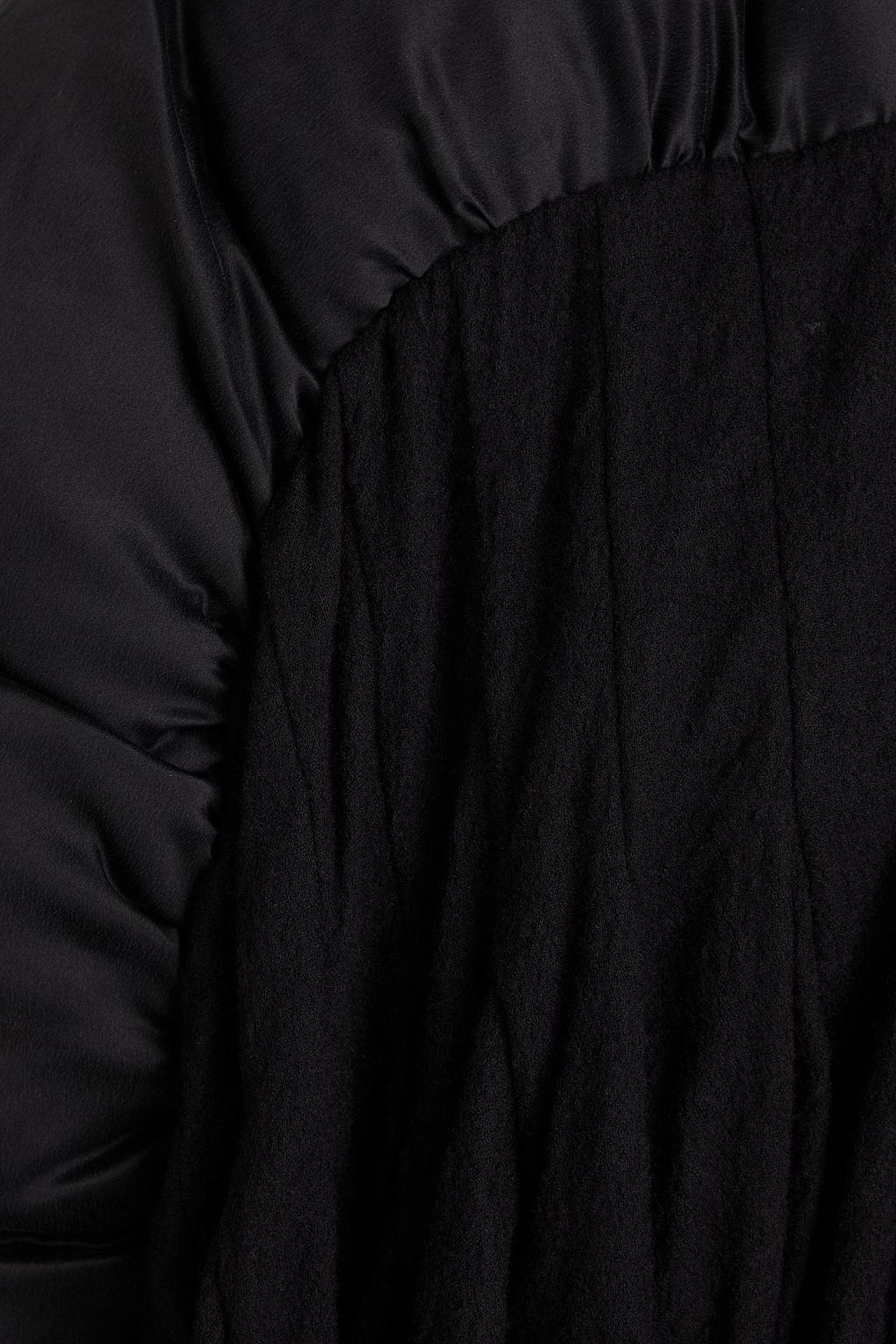 RICK OWENS جاكيت مبطّن من الصوف وقماش عازل