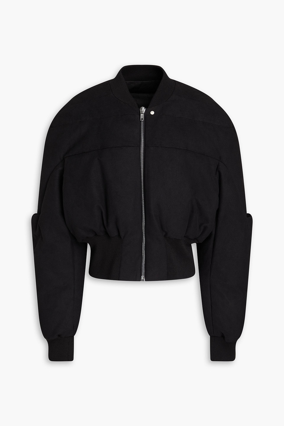 RICK OWENS QUILTED COTTON DOWN BOMBER JACKET