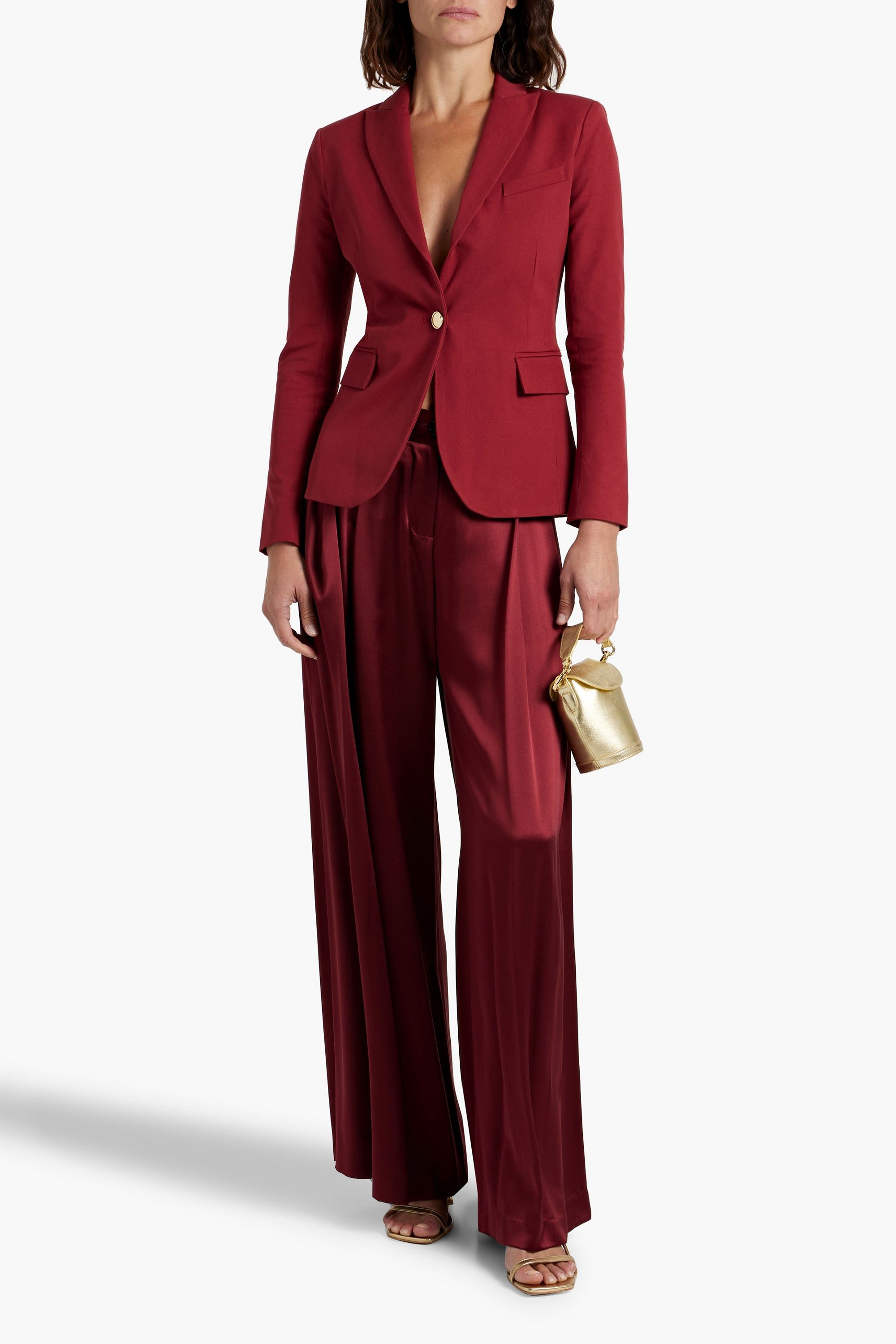 DEREK LAM 10 CROSBY Allir cotton-blend twill blazer