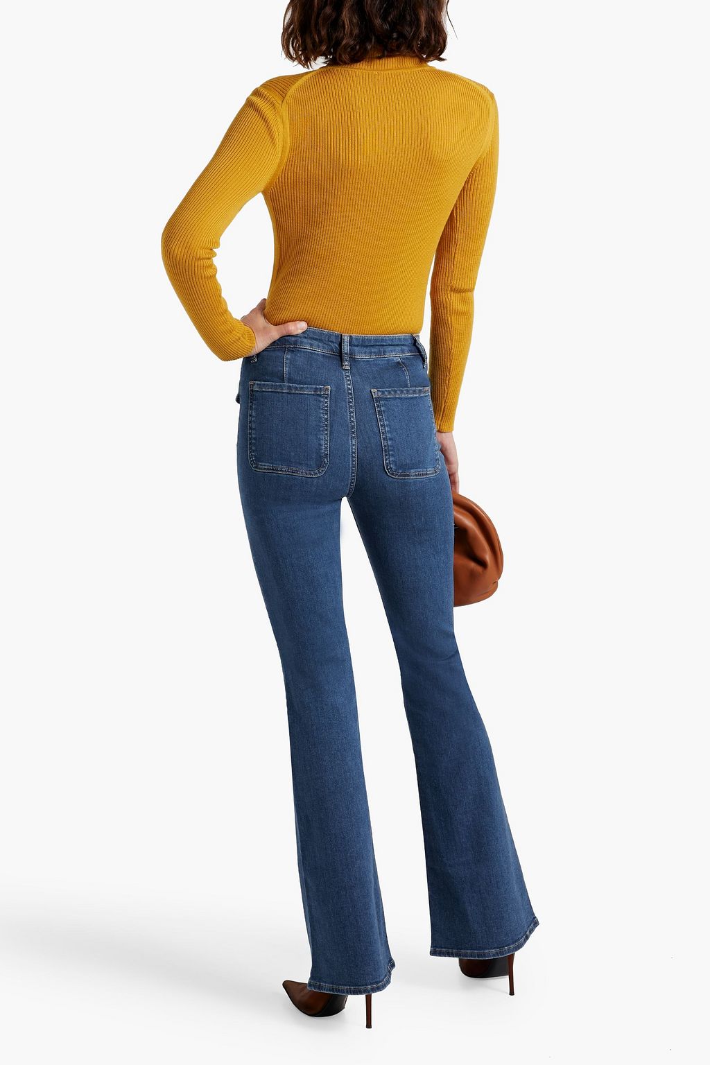 DEREK LAM 10 CROSBY Crosby high-rise flared jeans