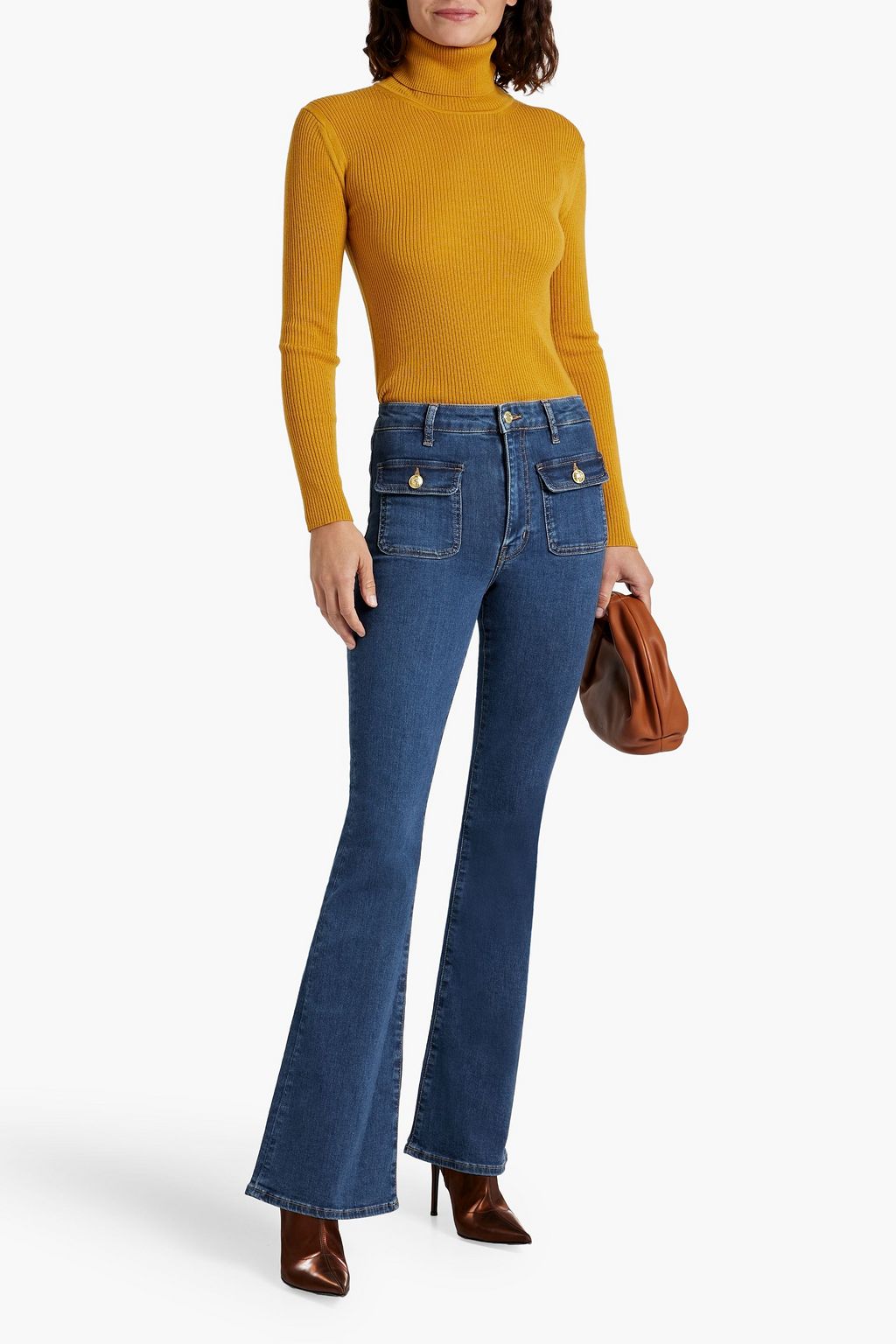 DEREK LAM 10 CROSBY Crosby high-rise flared jeans