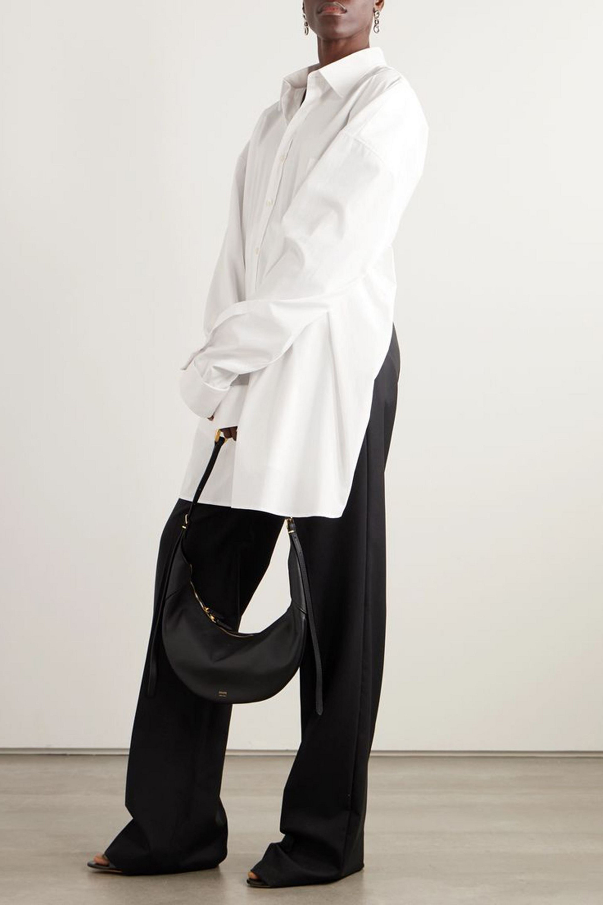 Marie Adam-leenaerdt Oversized cotton-poplin shirt
