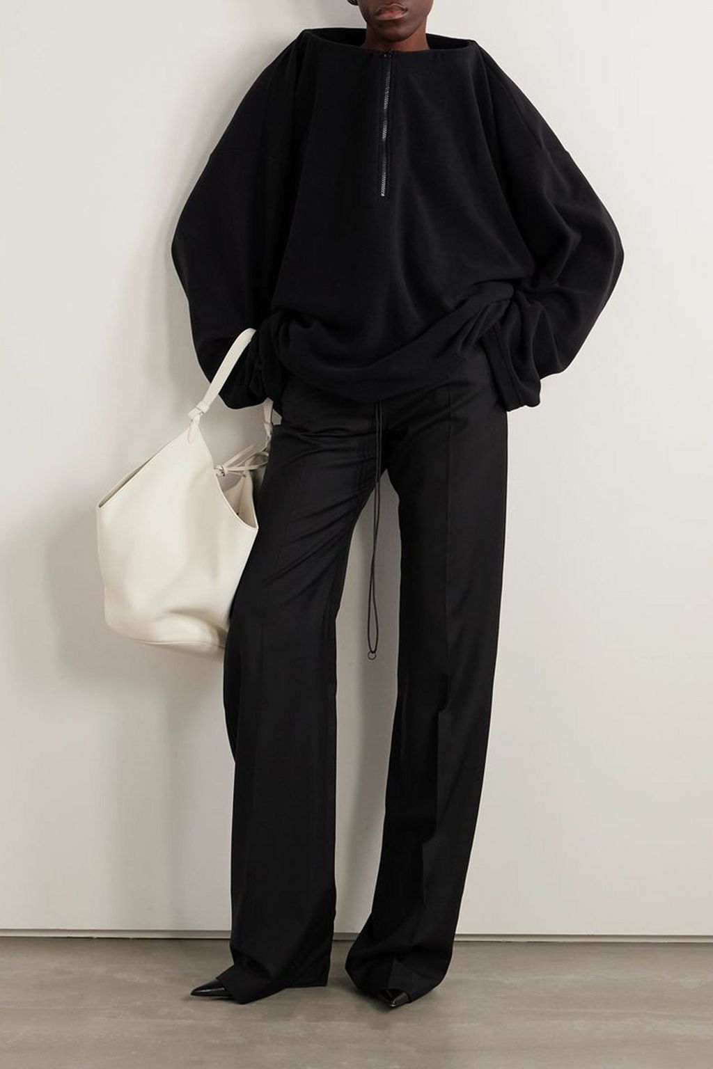 MARIE ADAM - LEENAERDT Wool wide-leg pants