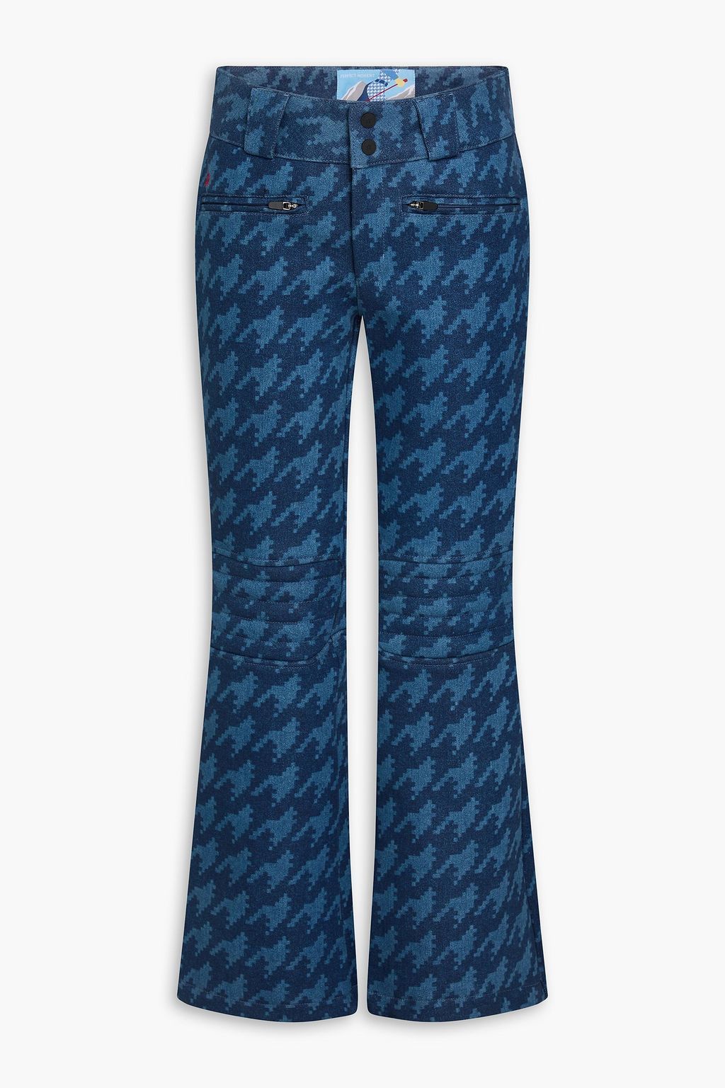 Aurora houndstooth denim ski pants mid denim XS