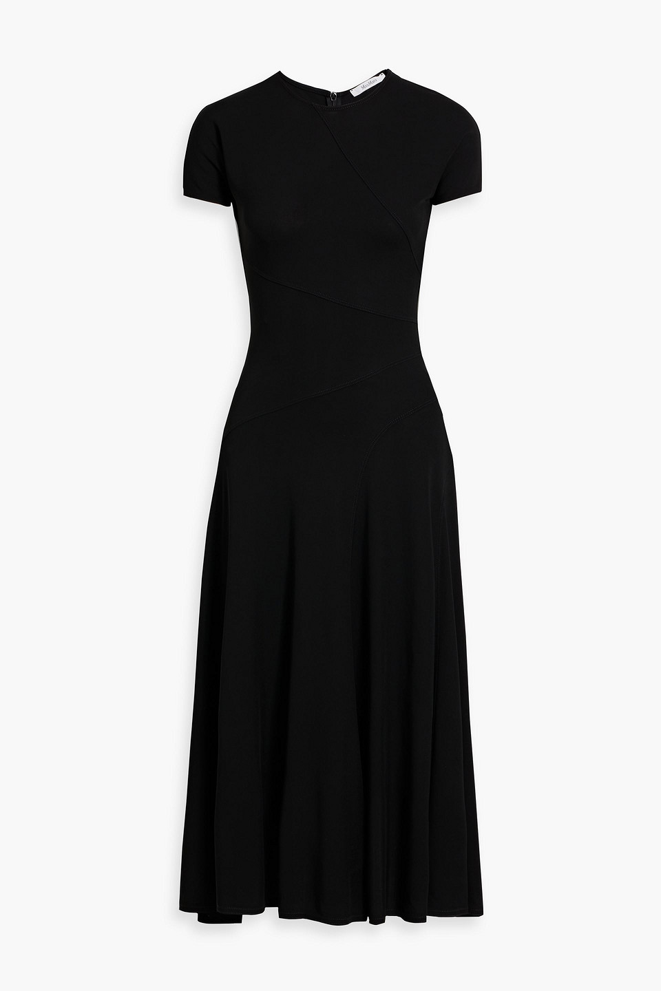 Max Mara Jersey Steppa Dress In Black