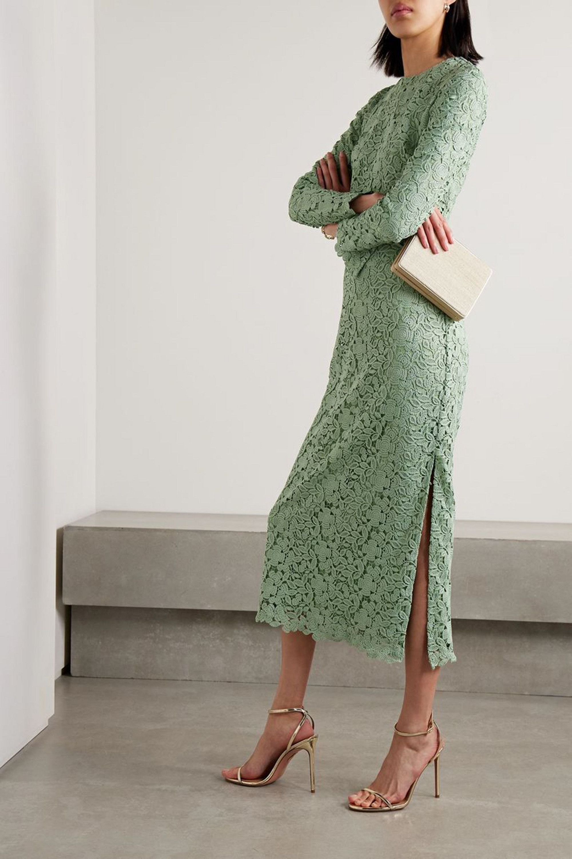 Markarian Arizona guipure lace midi dress