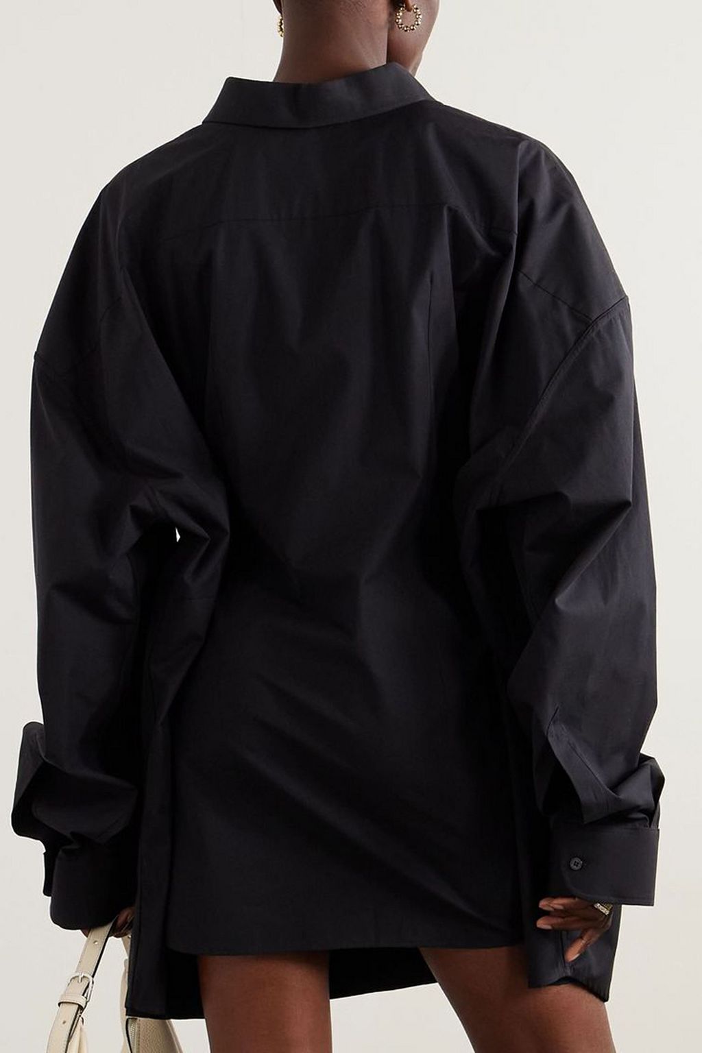 MARIE ADAM - LEENAERDT Oversized cotton-poplin shirt