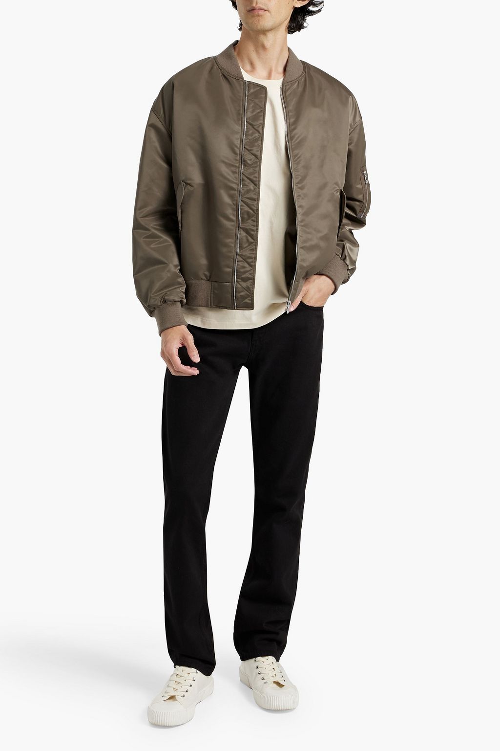 FRAME Shell bomber jacket