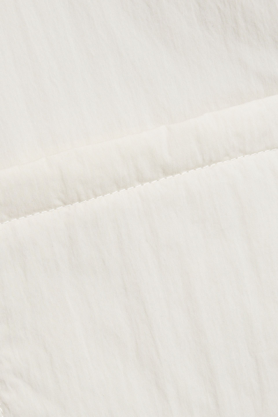 Frame Padded Cotton-blend Overshirt In Ivory