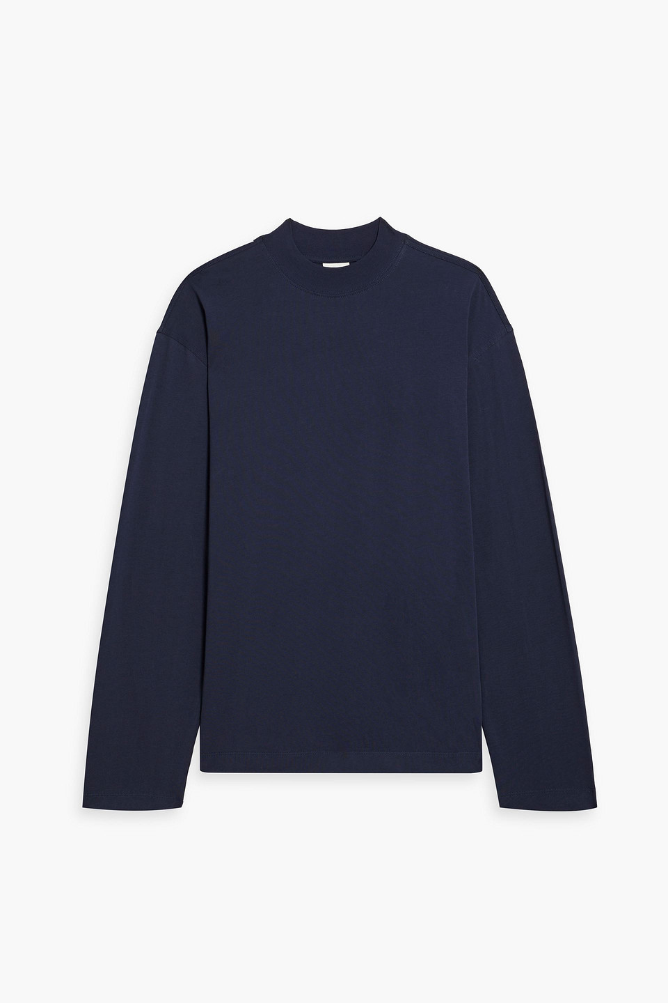 Dries Van Noten Cotton-jersey T-shirt In Navy