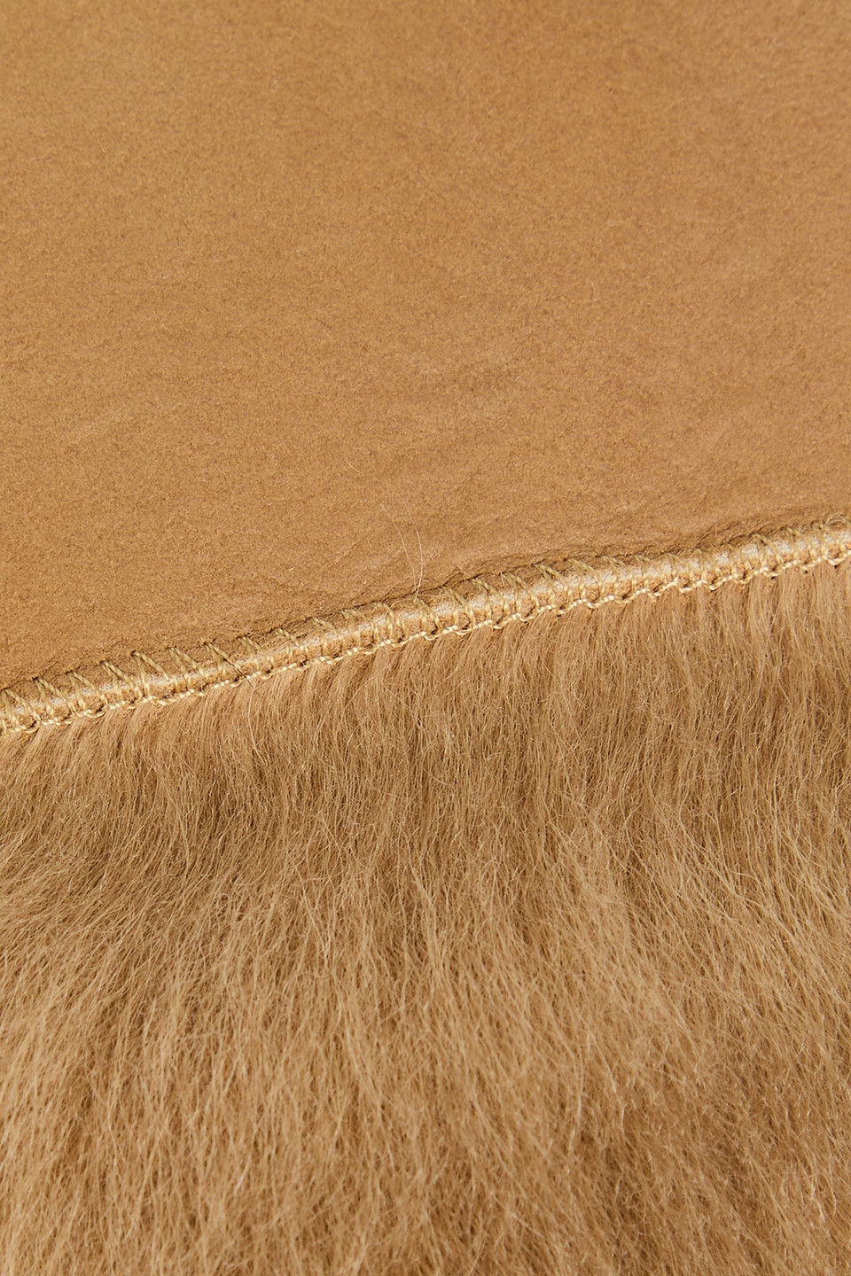 KARL DONOGHUE SHEARLING FINGERLESS GLOVES