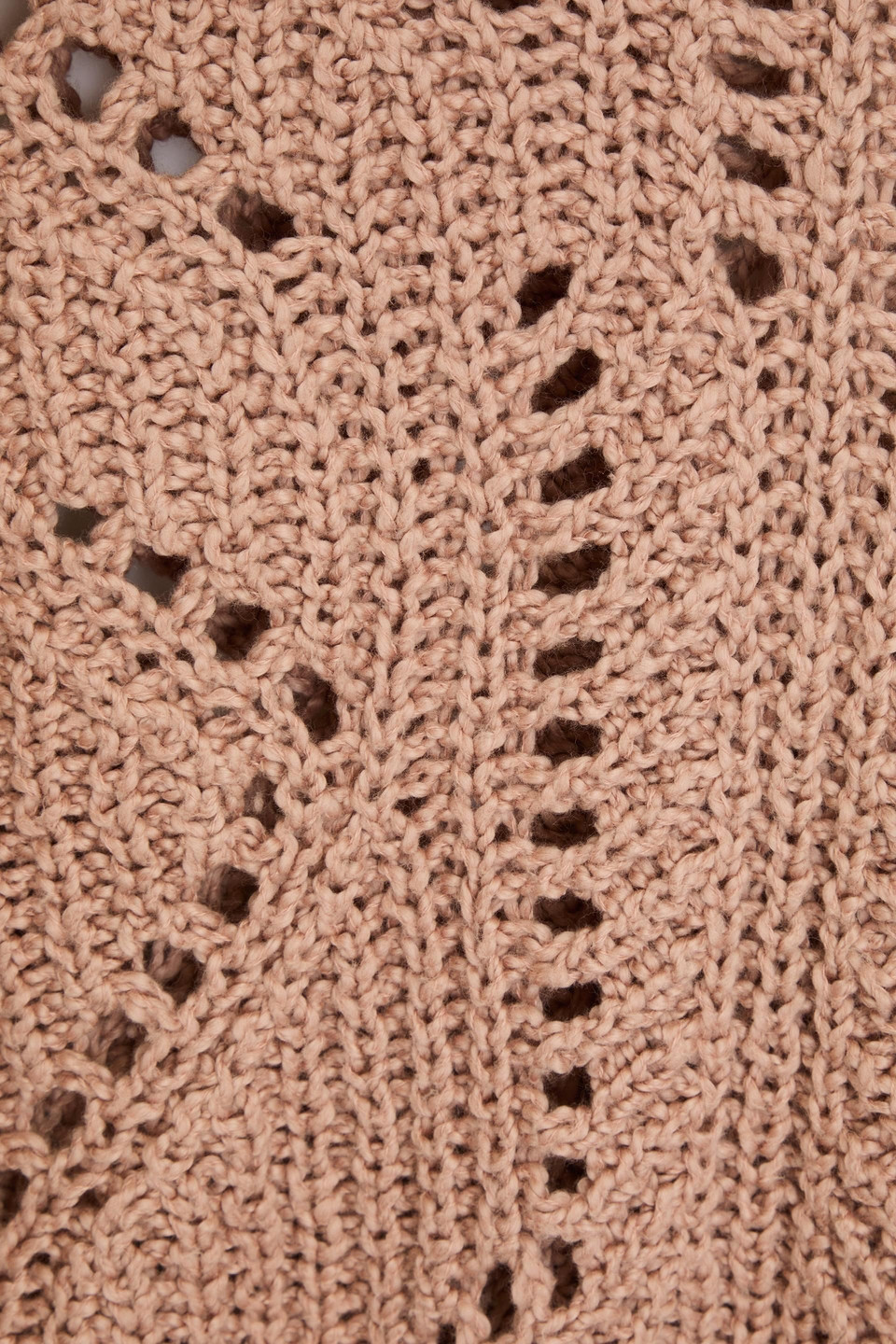 Naadam Pointelle-knit Cotton Sweater In Sand