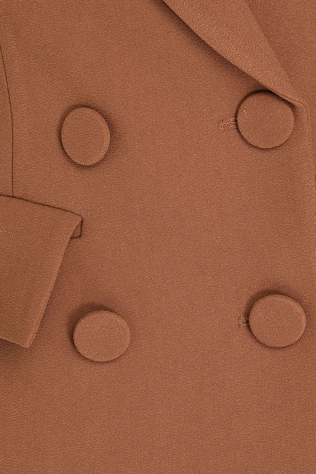 ALEX PERRY Landon double-breasted crepe blazer