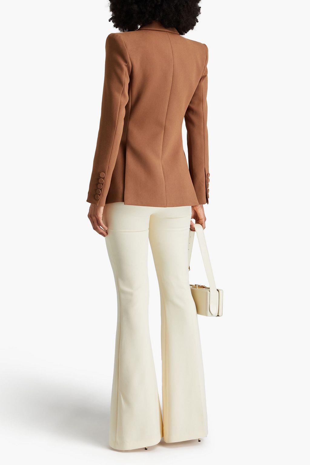 ALEX PERRY Landon double-breasted crepe blazer