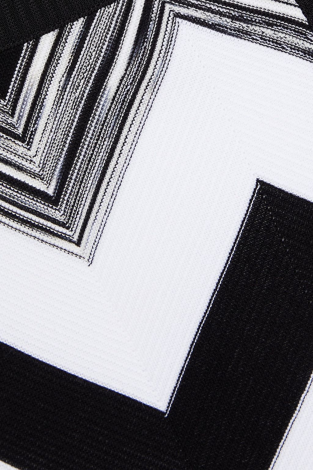 MISSONI تنورة قصير من نسيج بحبكة كروشيه ومزيج من القطن
