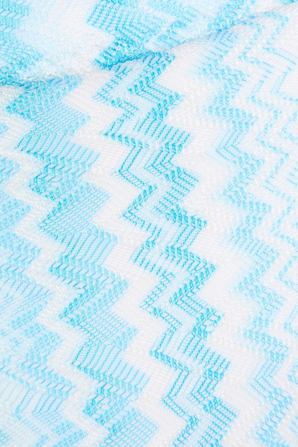 MISSONI بيكيني مثلث الشكل مصنوع من نسيج بحبكة كروشيه