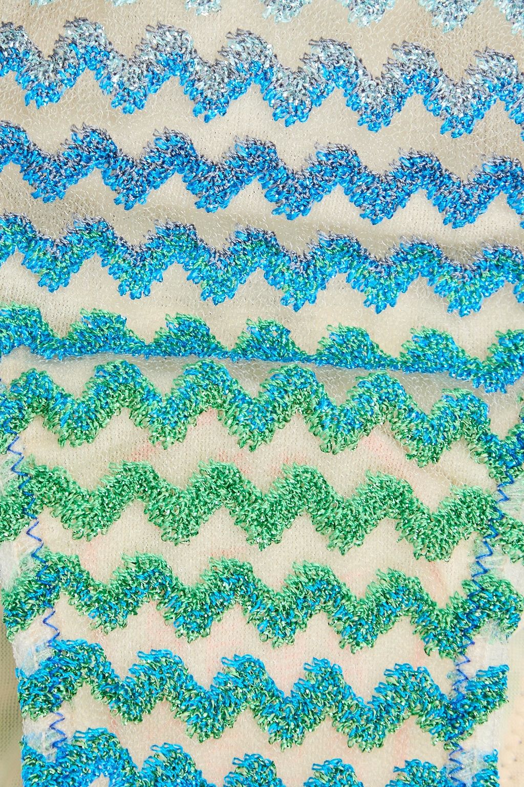 MISSONI Crochet-knit triangle bikini