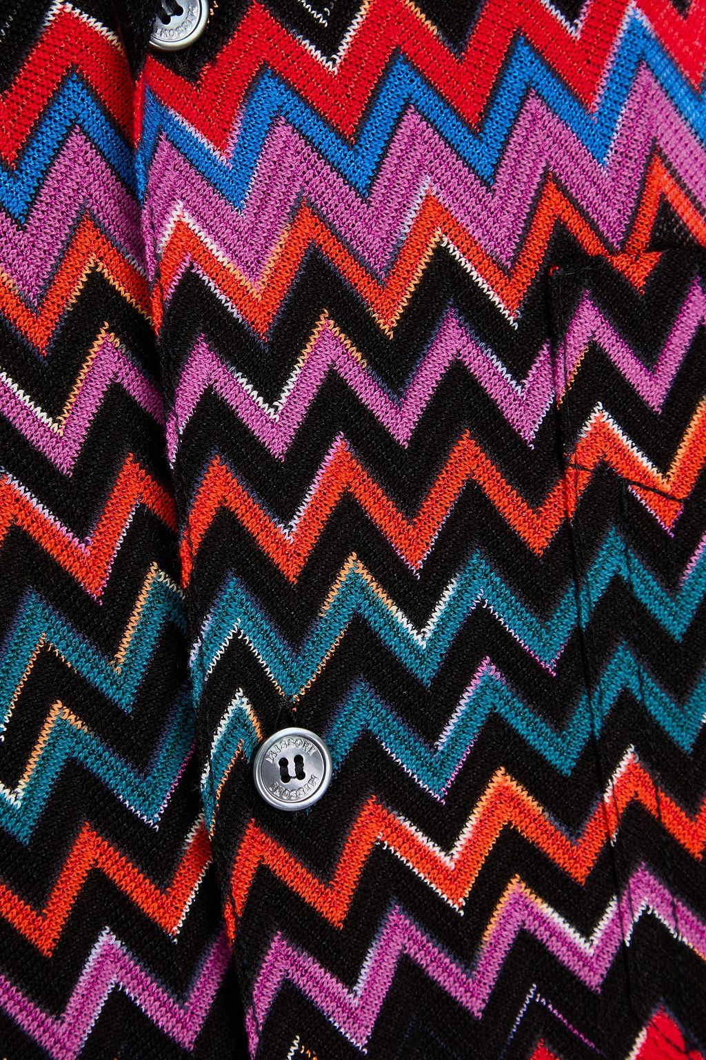 MISSONI قميص من مزيج من القطن من نسيج بحبكة كروشيه