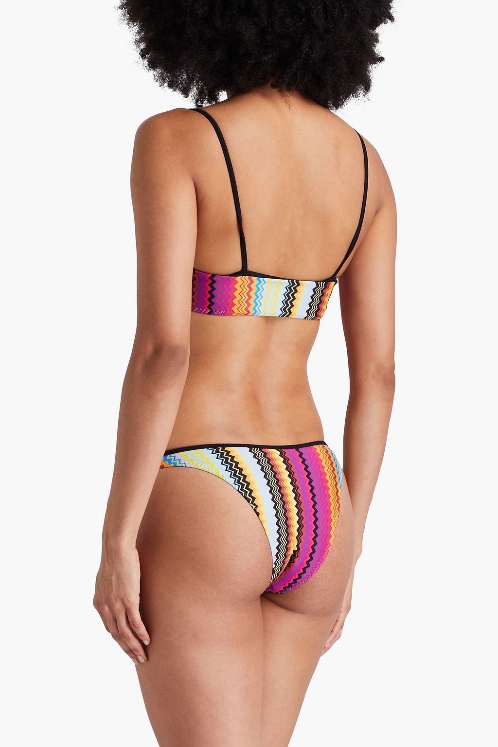 MISSONI Printed bandeau bikini