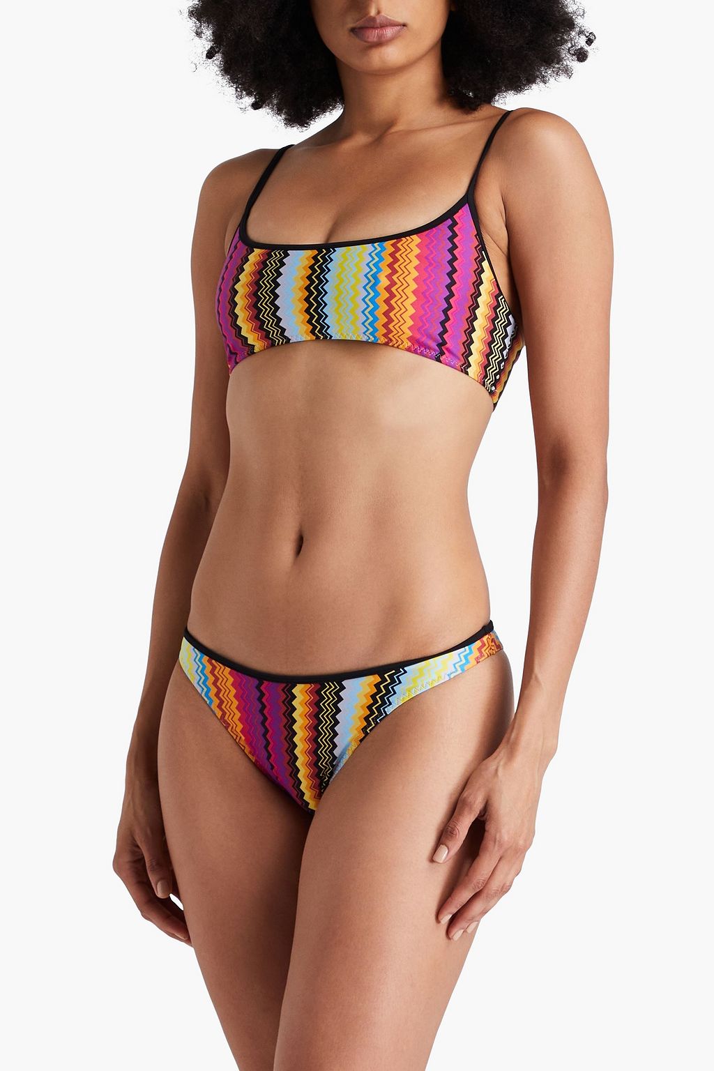 MISSONI Printed bandeau bikini