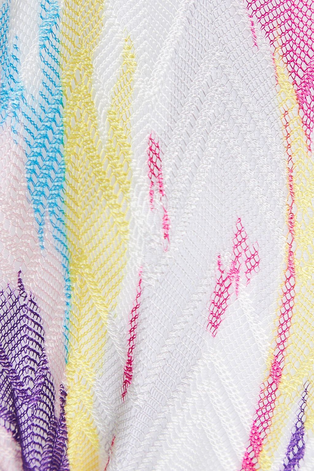 MISSONI بيكيني مثلث الشكل مصنوع من نسيج بحبكة كروشيه