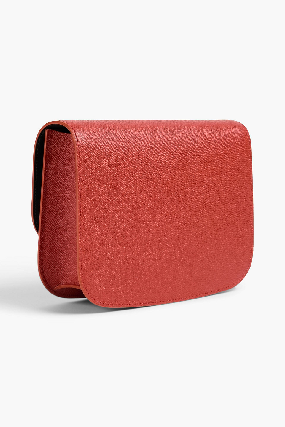 FERRAGAMO GEMINI TEXTURED-LEATHER SHOULDER BAG