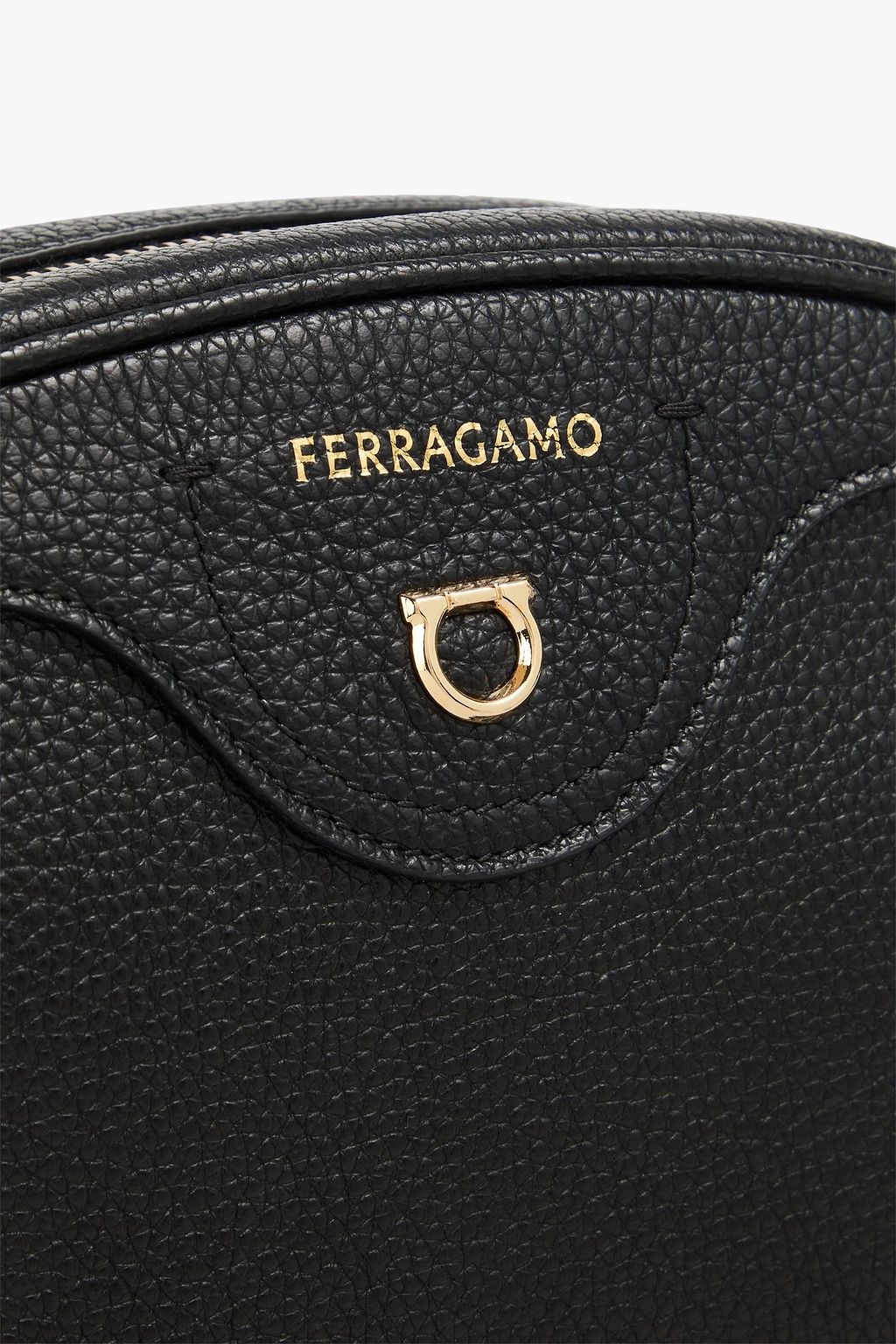 FERRAGAMO Eram pebbled-leather cross-body bag
