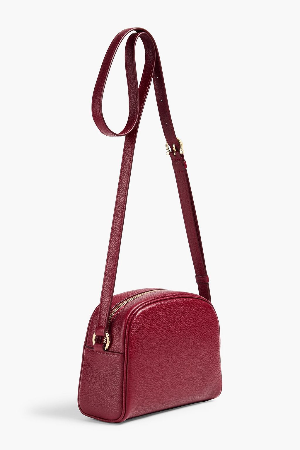FERRAGAMO حقيبة كتف من الجلد المُحبّب