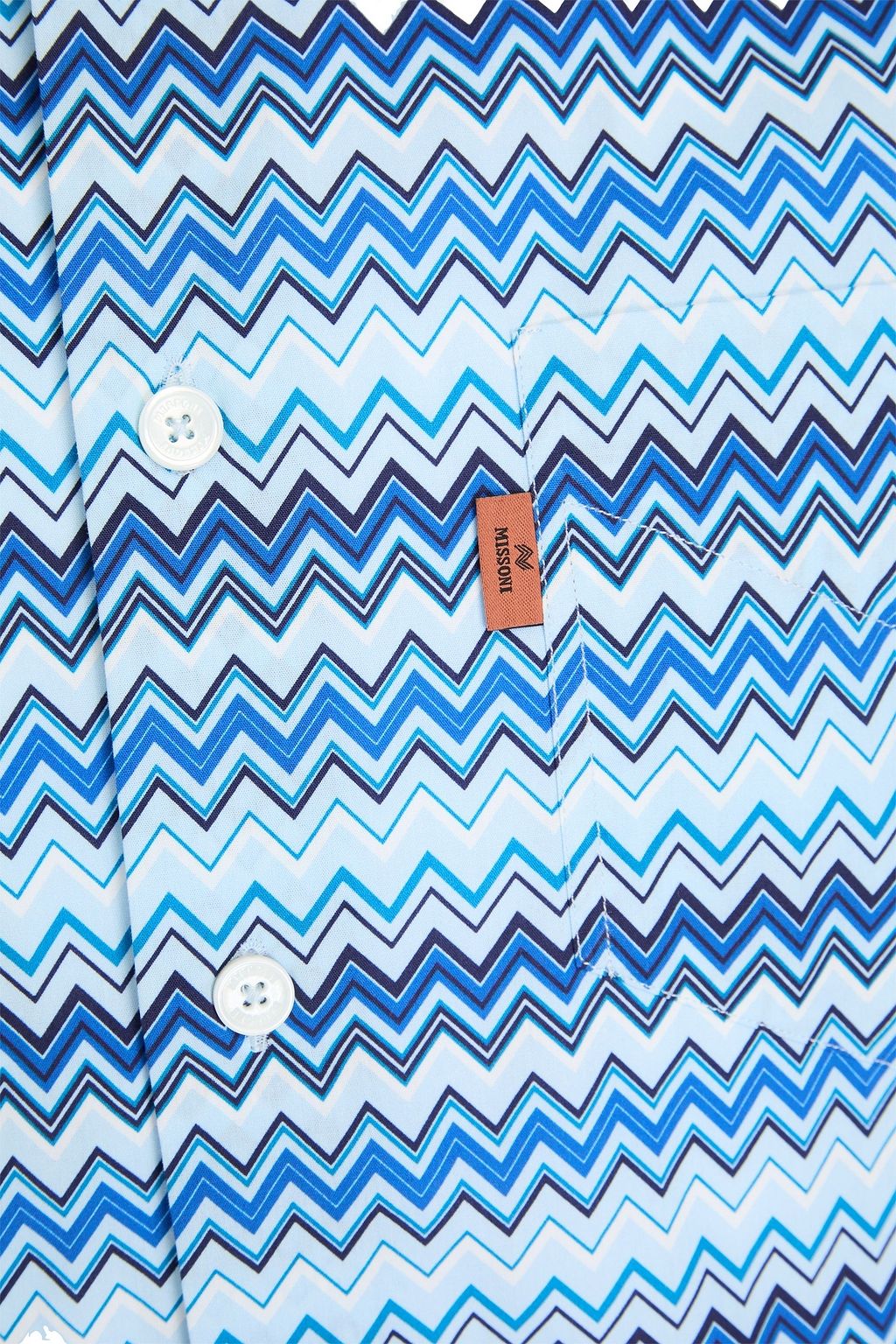 MISSONI Printed cotton-poplin shirt