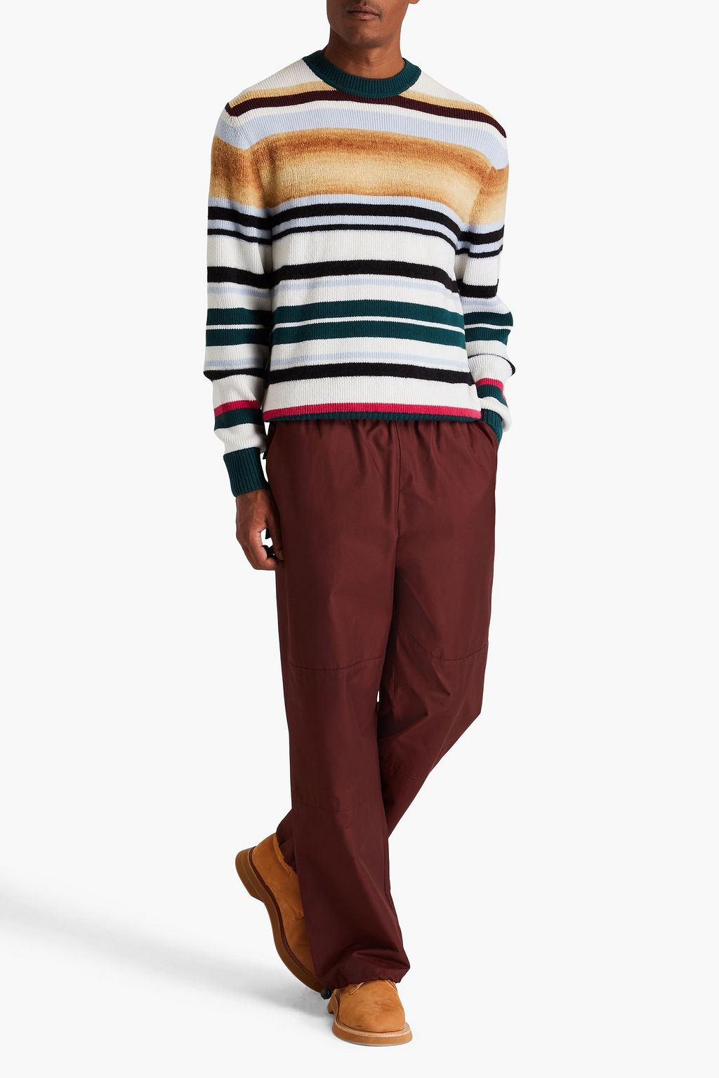 MISSONI Striped wool-blend sweater