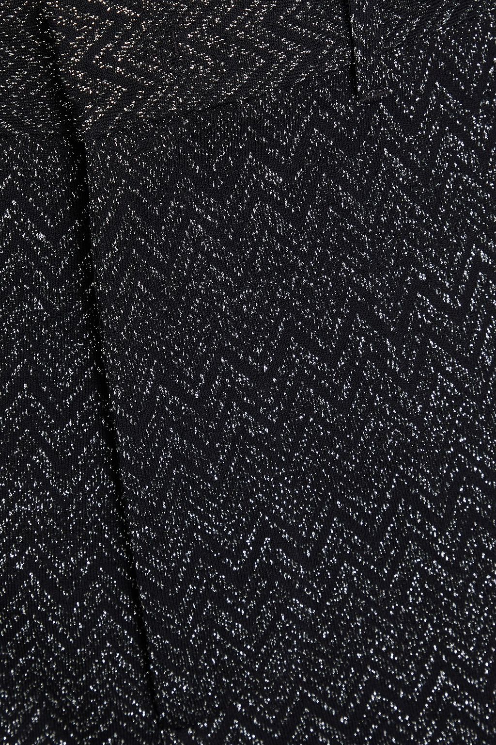 MISSONI بنطلون من مزيج الصوف بلون معدني