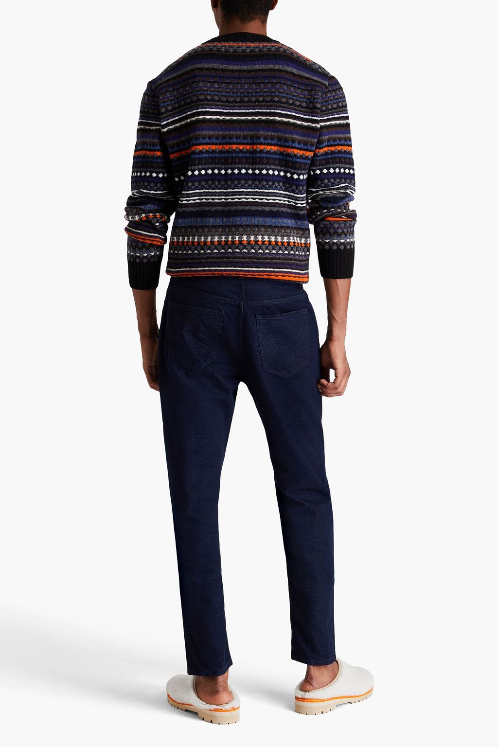 MISSONI Jacquard-knit wool sweater