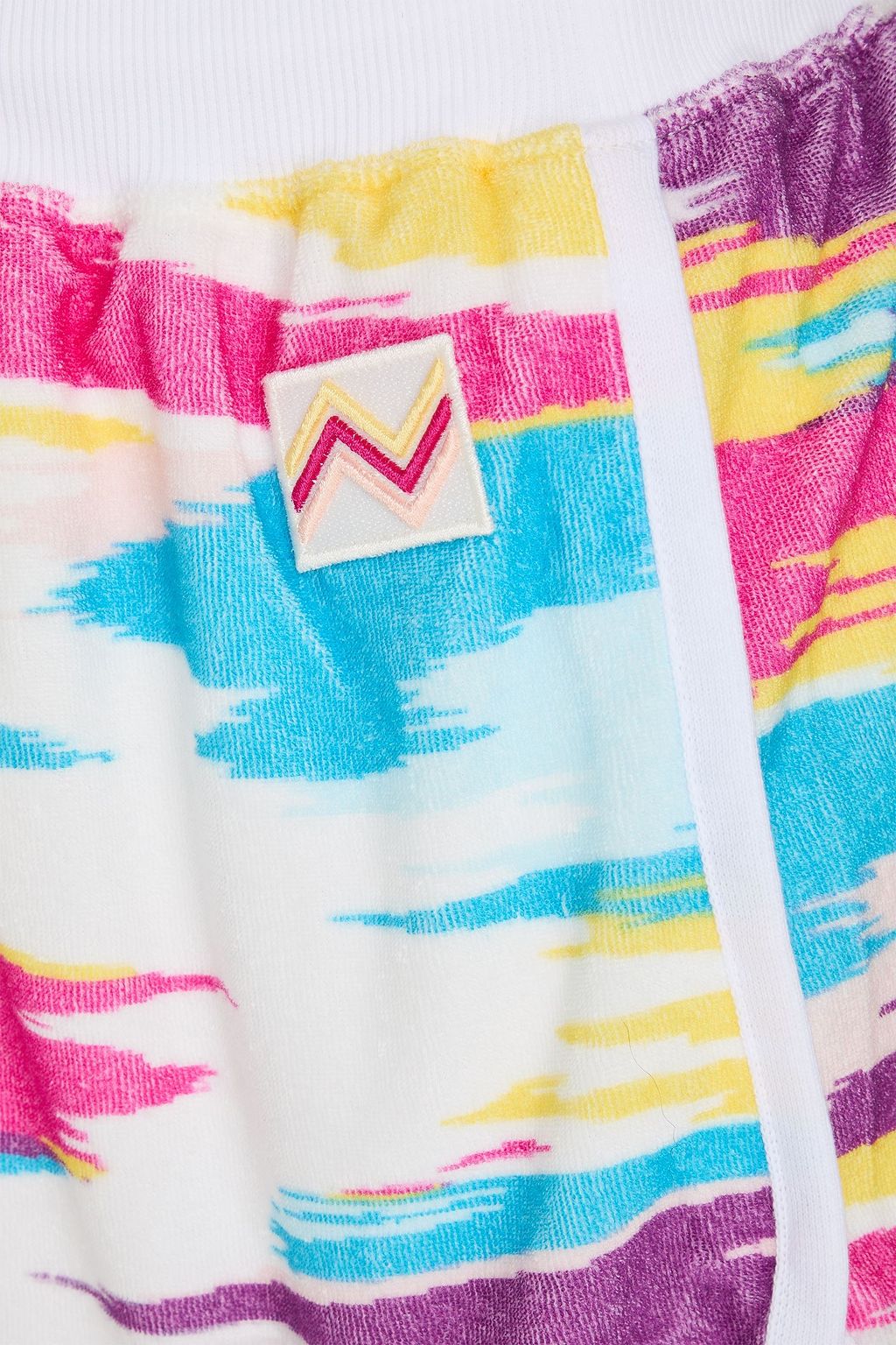 MISSONI شورت من قماش تيري القطني المنقوش