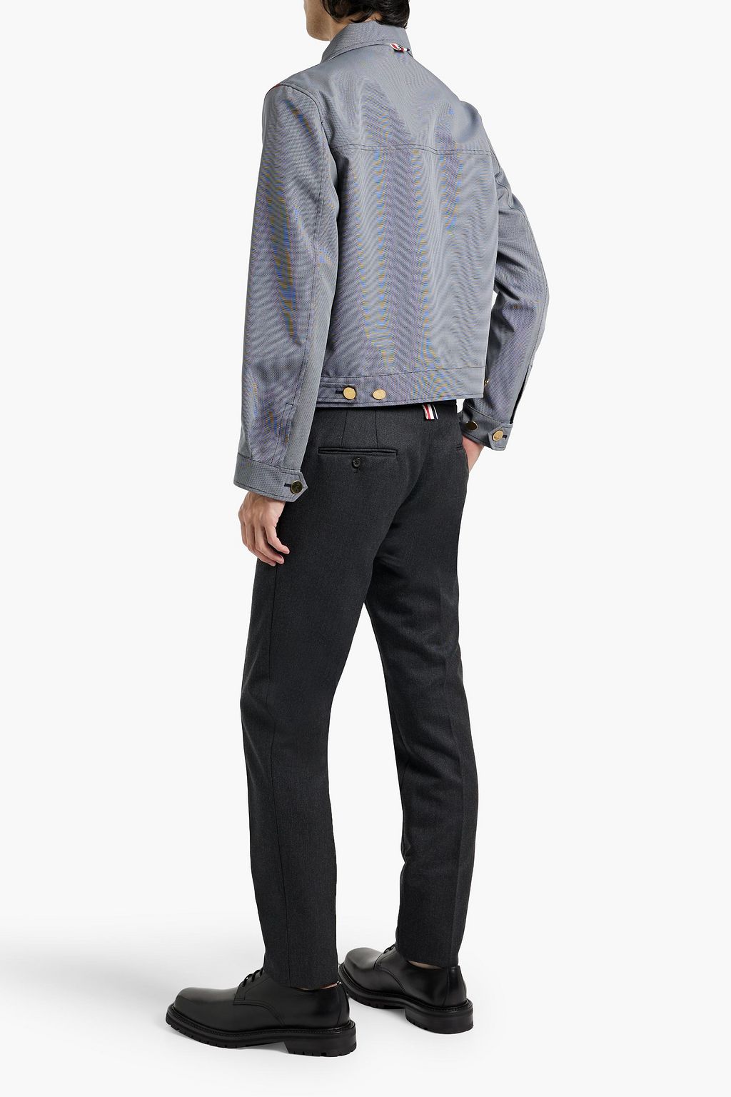 THOM BROWNE Striped woven jacket