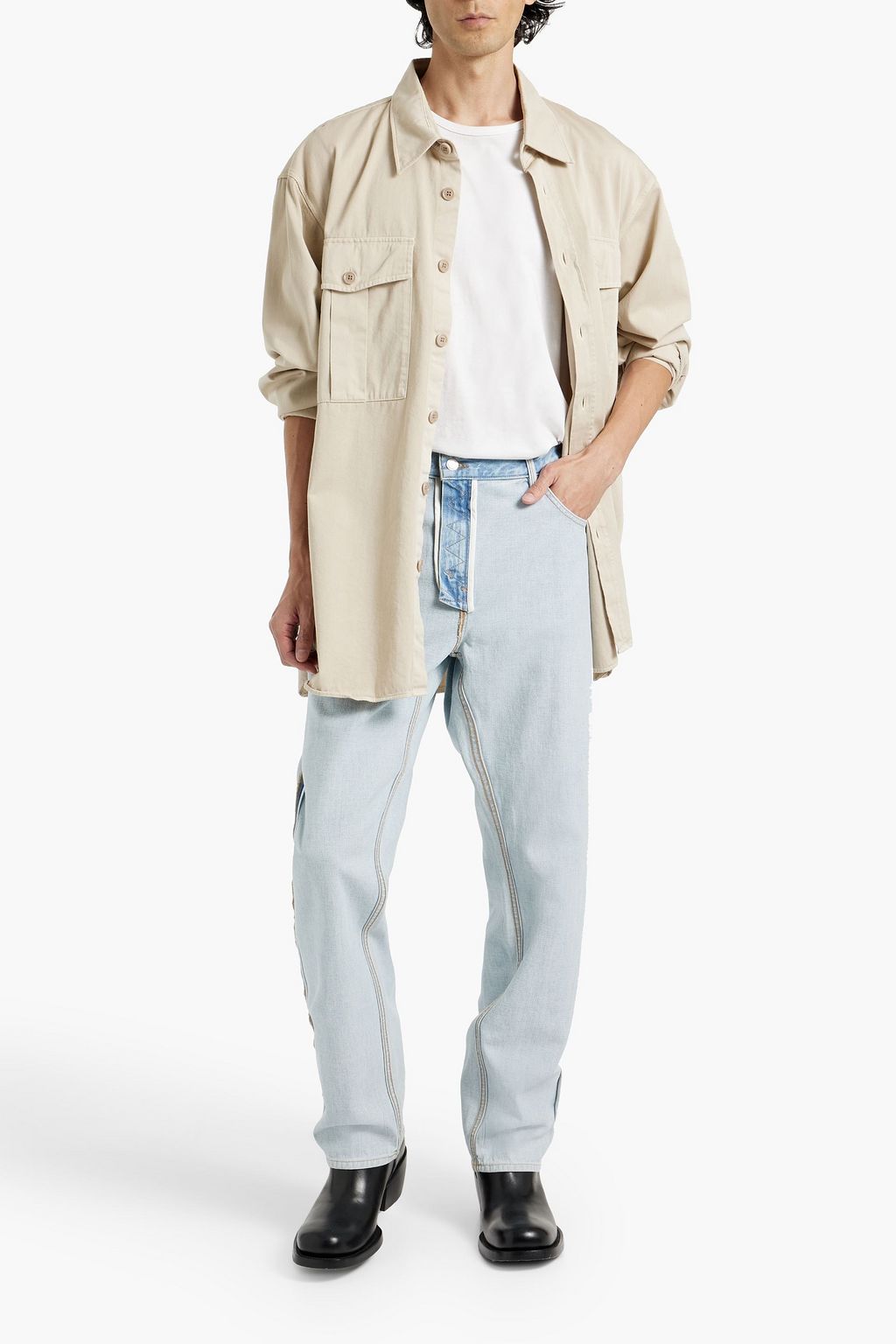DRIES VAN NOTEN Cotton-twill shirt