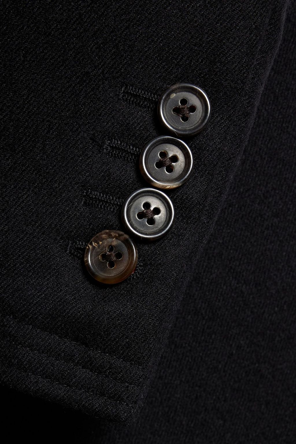 THOM BROWNE Wool-felt coat