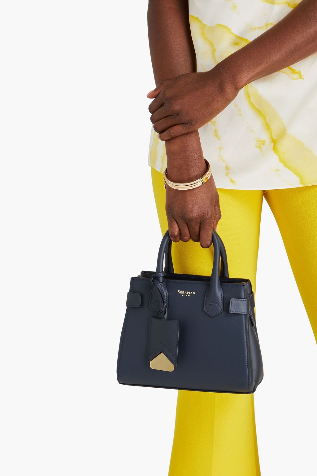 SERAPIAN Meline mini leather tote