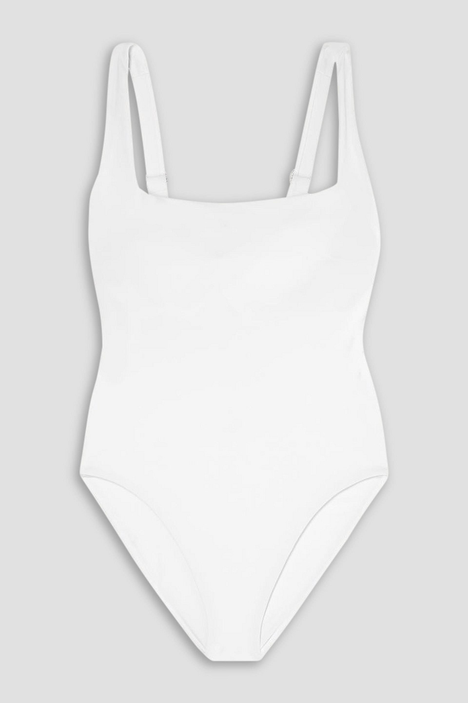Form And Fold D-g The Square Underwired Swimsuit In White