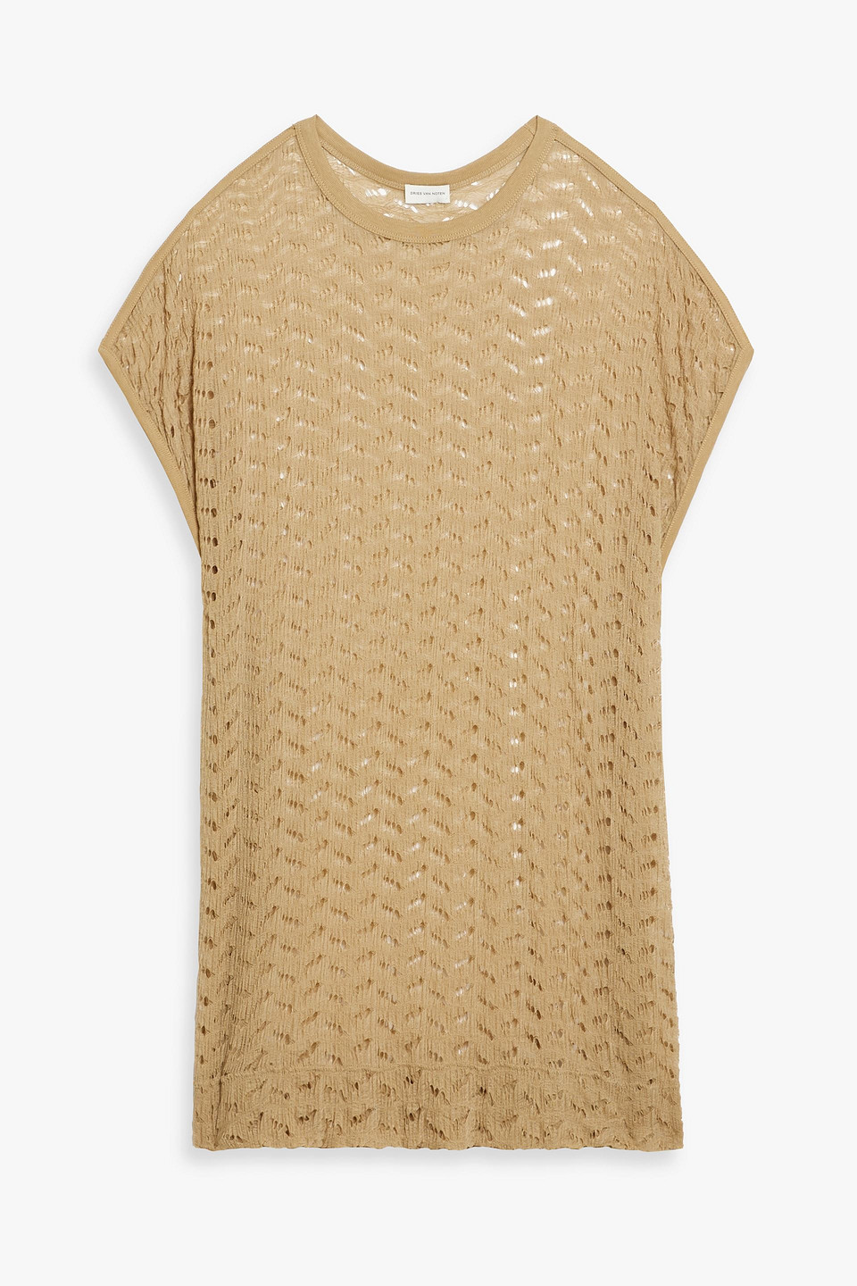 Open-knit T-shirt