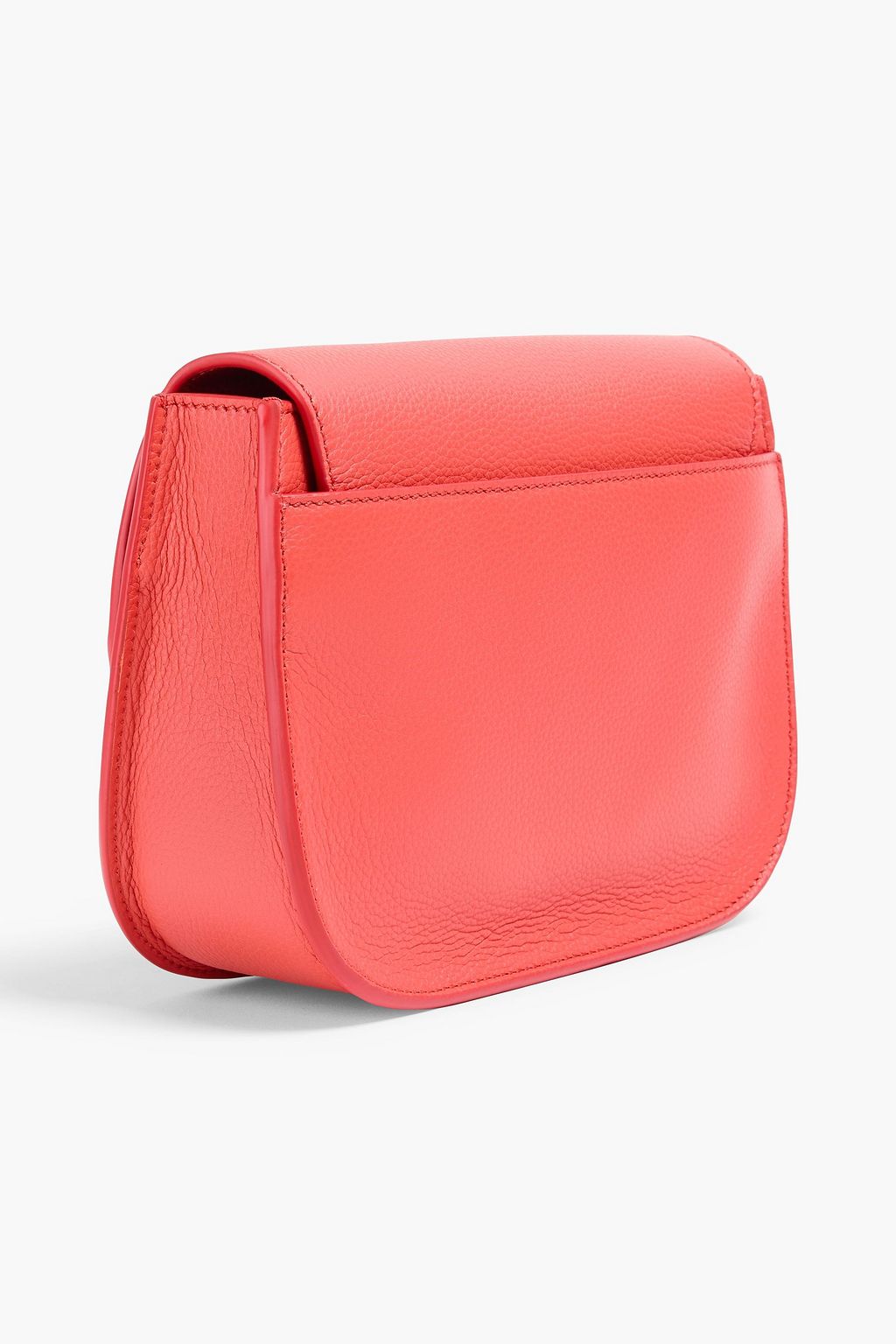SERAPIAN Pebbled-leather shoulder bag