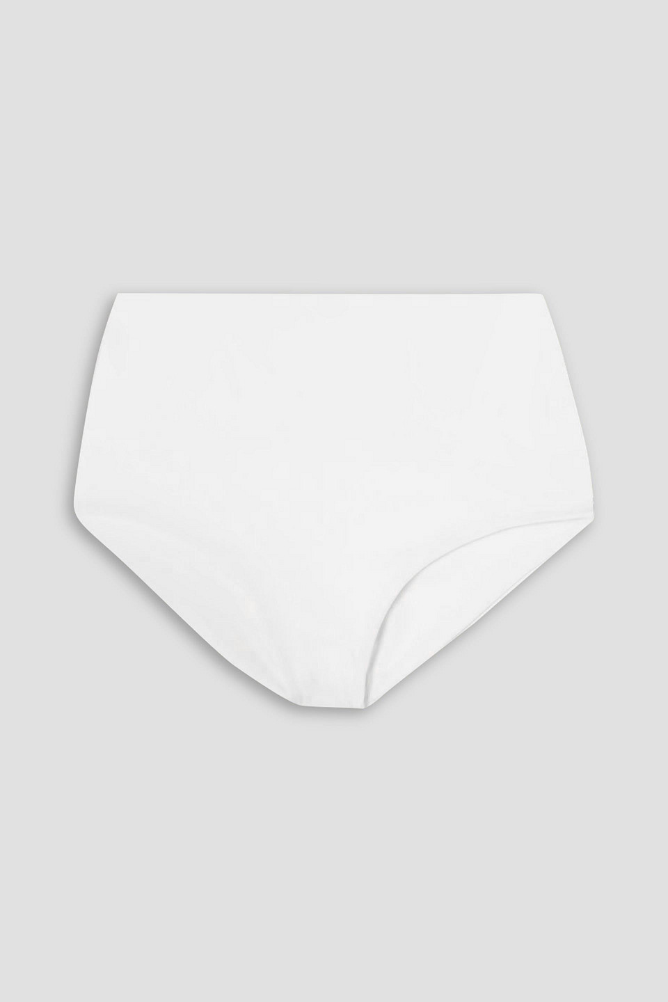 Form And Fold The 90's Rise Bikini Briefs In White