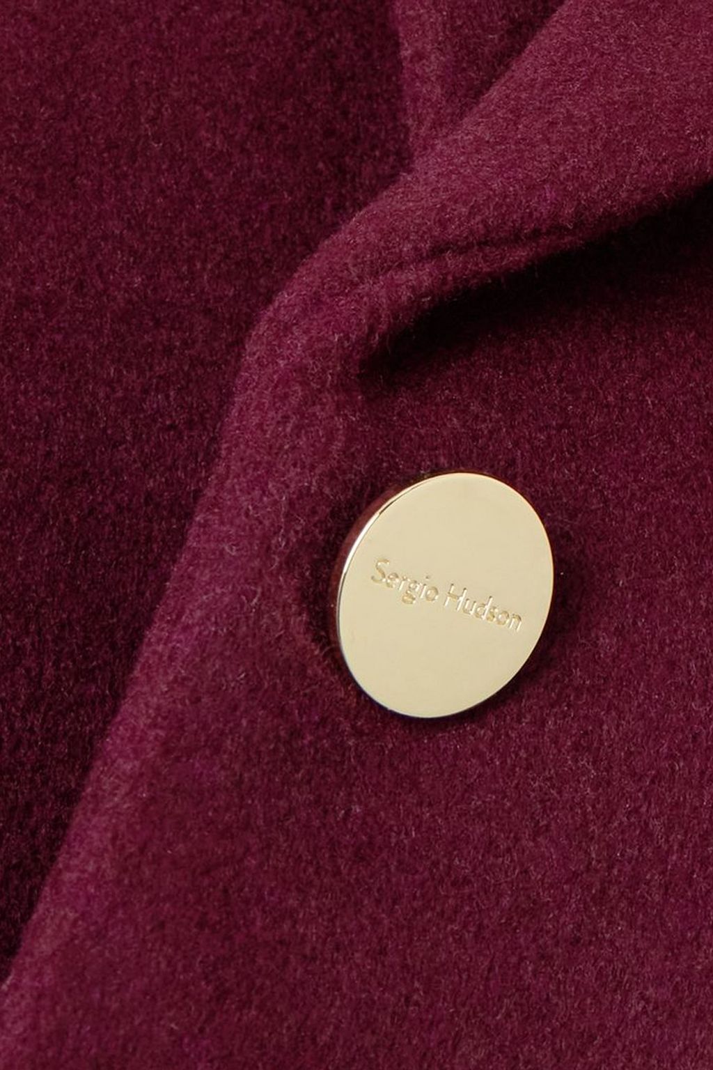 SERGIO HUDSON Wool and cashmere-blend blazer