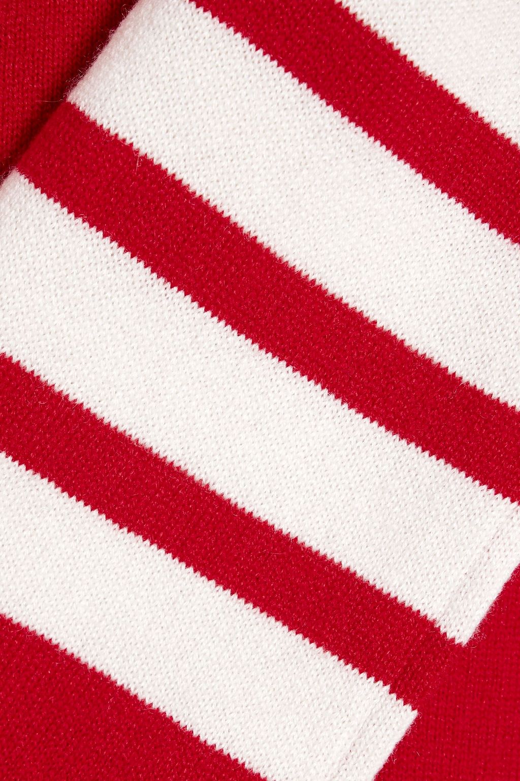 THOM BROWNE Striped cashmere turtleneck sweater