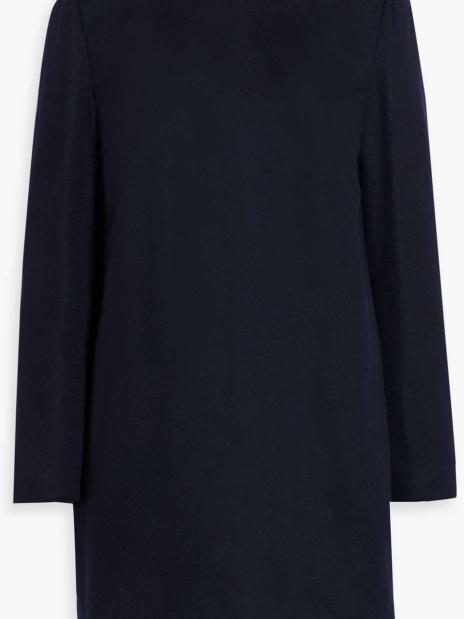 cashmere-felt mini dress