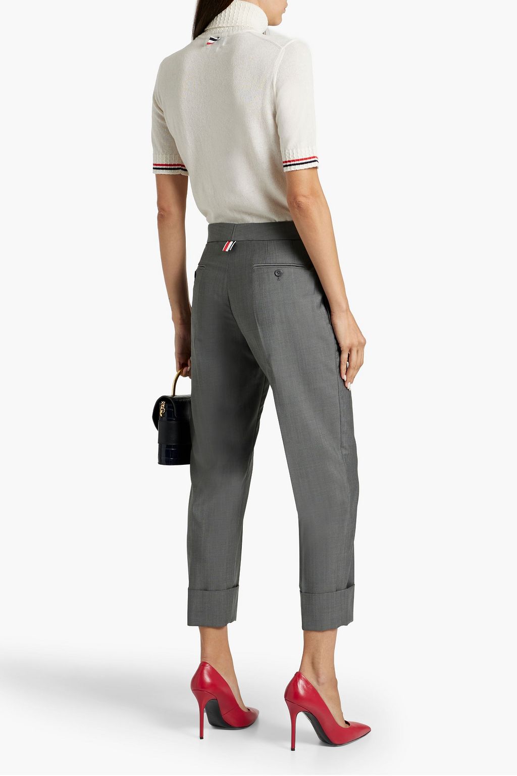 THOM BROWNE Cashmere turtleneck sweater