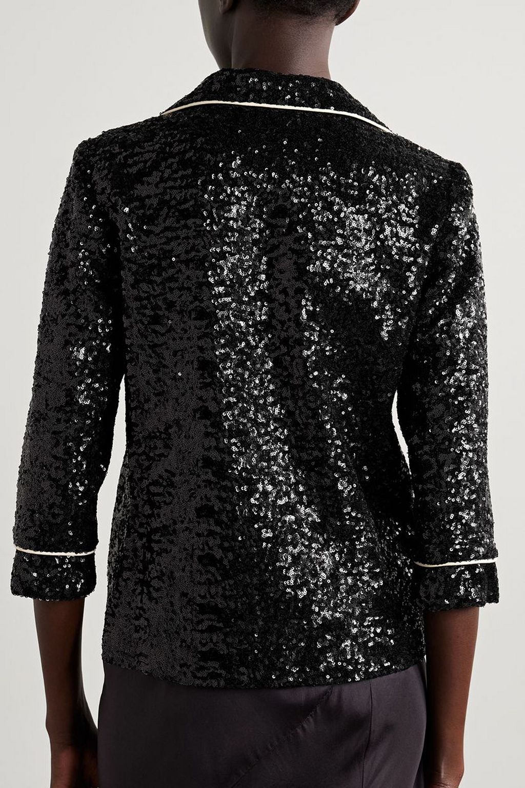 IN THE MOOD FOR LOVE Sofia sequined tulle jacket