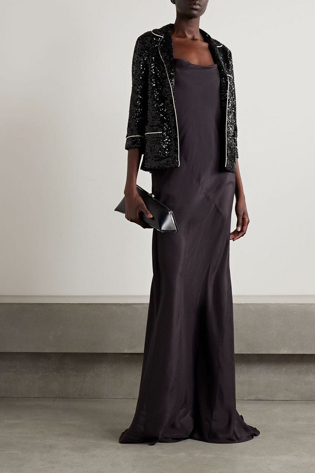 IN THE MOOD FOR LOVE Sofia sequined tulle jacket