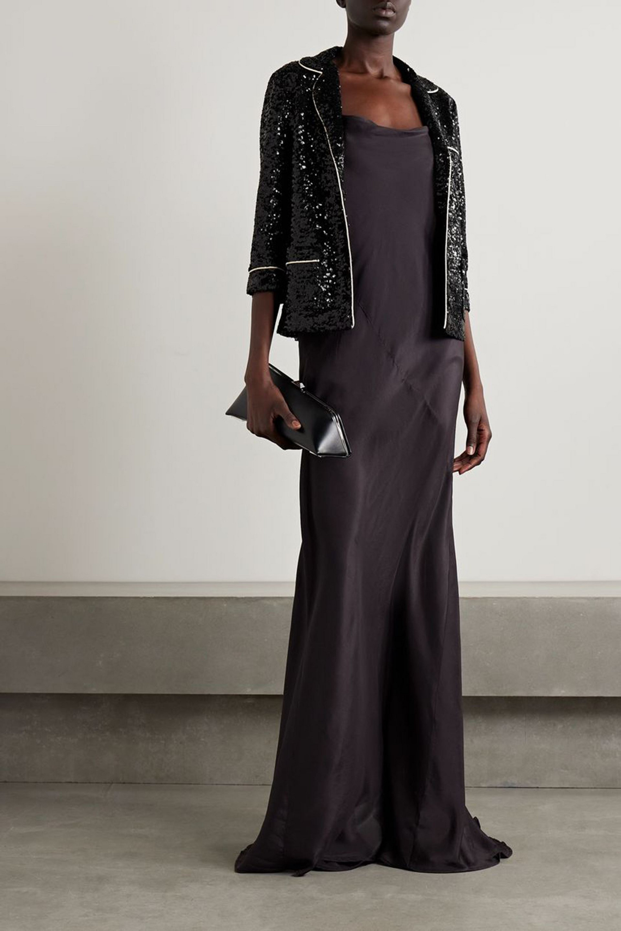 In The Mood For Love Sofia sequined tulle jacket