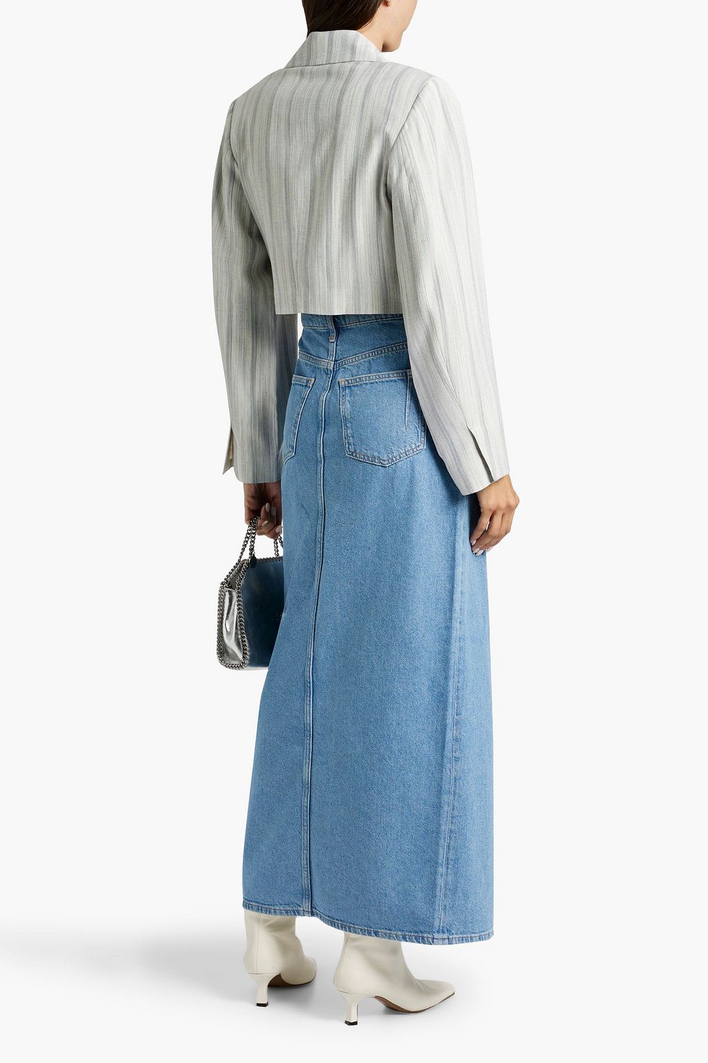 DEREK LAM 10 CROSBY 데님 맥시 스커트