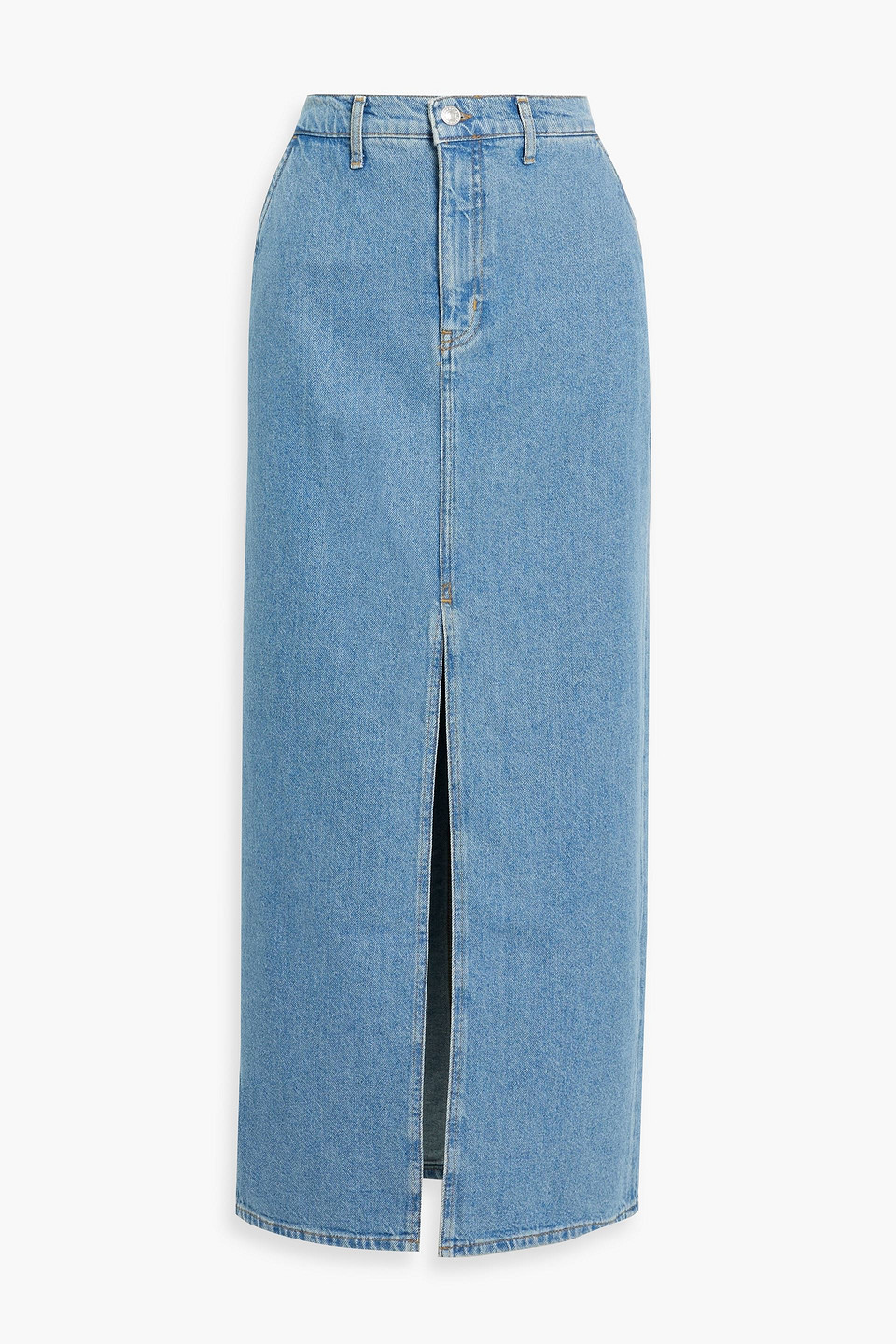Derek Lam 10 Crosby Maxirock Aus Denim In Hellblauer Denim